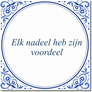 "Every disadvantage has its advantage". Look at the opportunities that are created by failures.